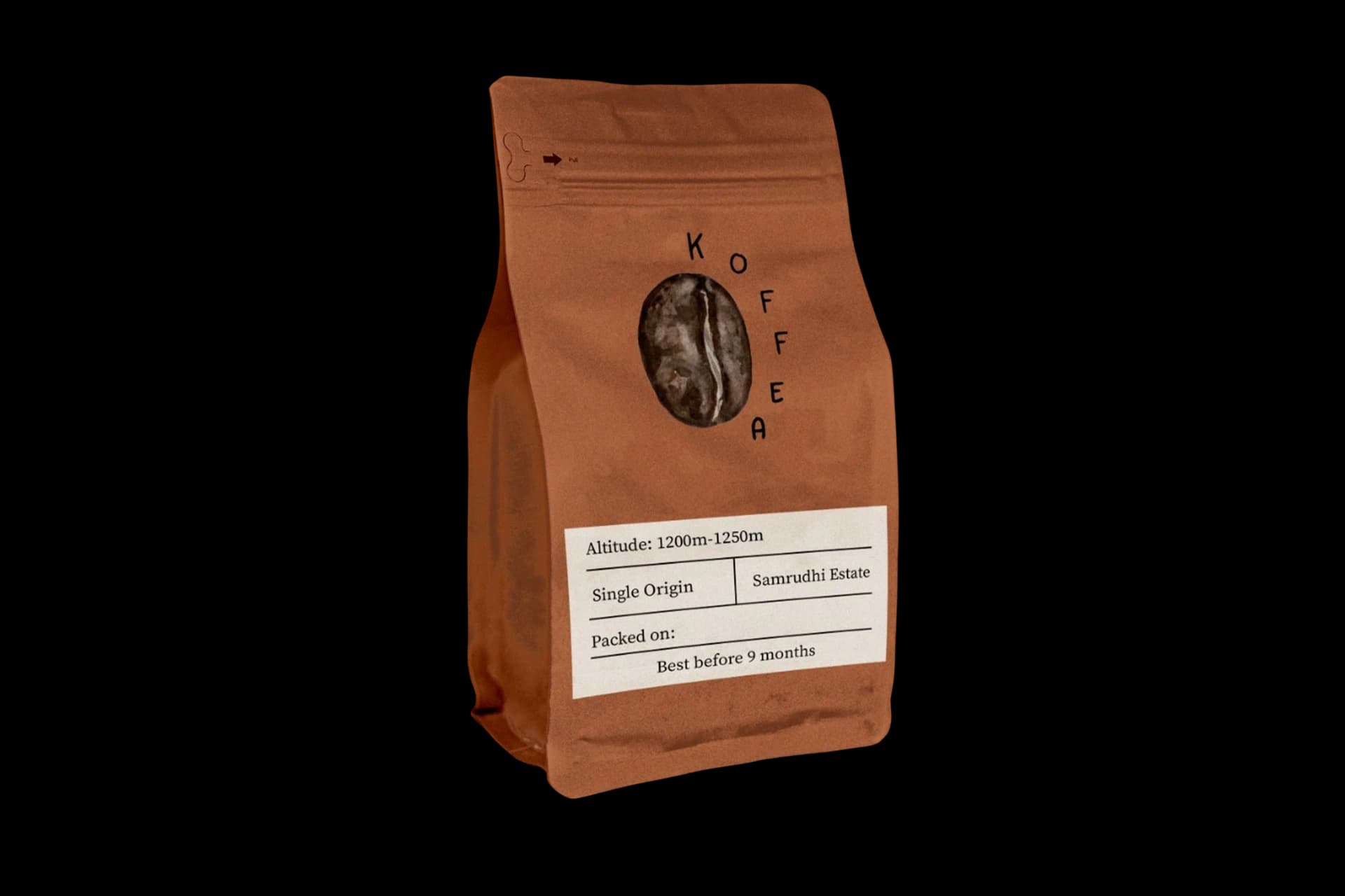 Koffea single-origin Estate Premium coffee bag